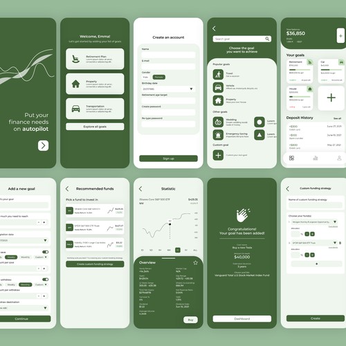 Finance and investment design for Autopilot app