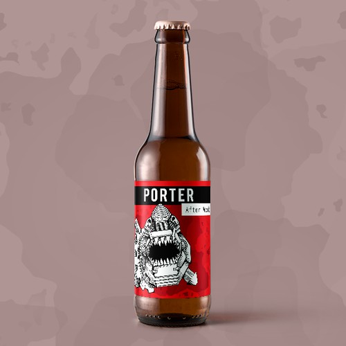Steampunk Beer Label
