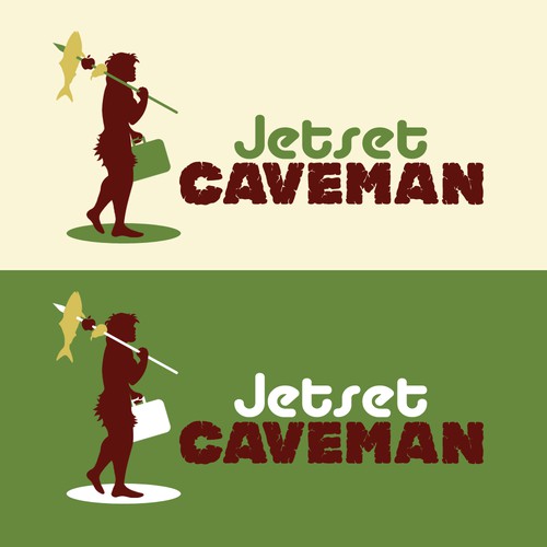 Create the next logo for Jetset Caveman