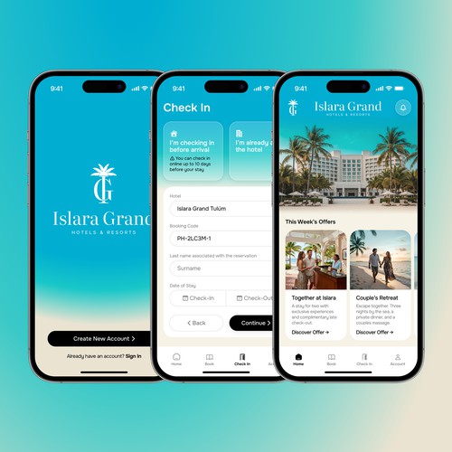  Islara Grand · Logo & UI Design