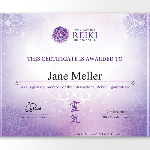 Certificate Design