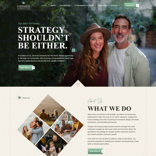 Financial Company Website Design