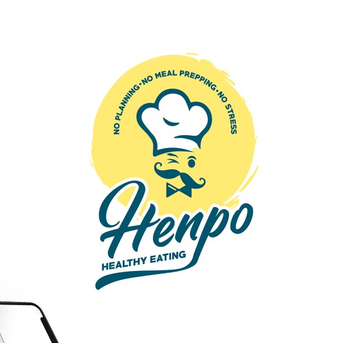 Logo for a modern startup in health and food industry 