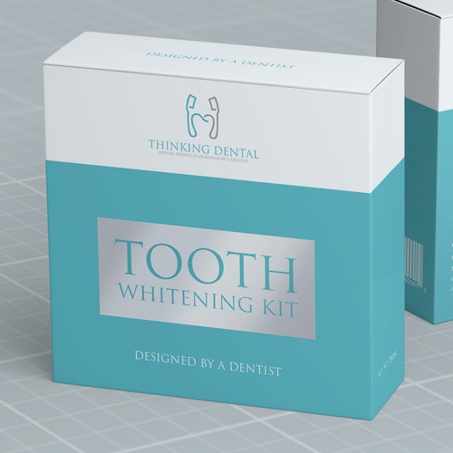 Tooth whitening kit box design