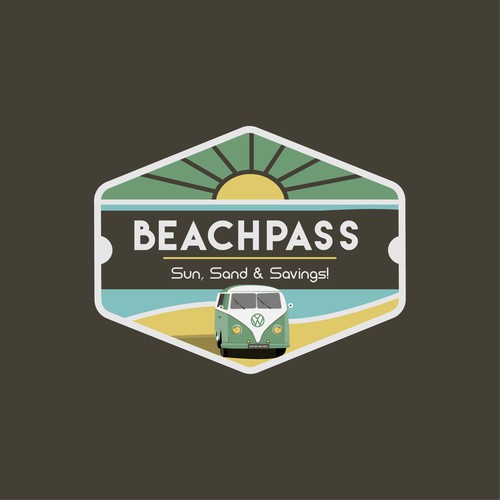 Beachpass Logo Design