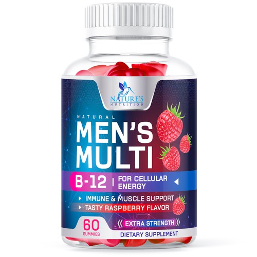 MEN MULTIVITAMINS Design