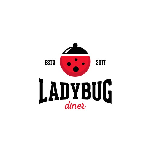 Creative logo for Ladybug Diner.