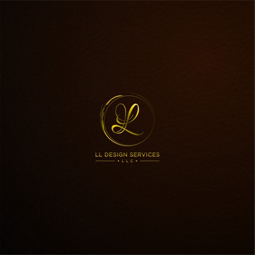 cursive logo for LL design service LLC