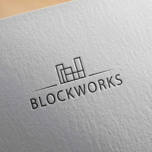 Logo concept for construction industry
