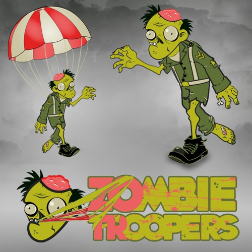 Illustration for Zombie Parashooters Game
