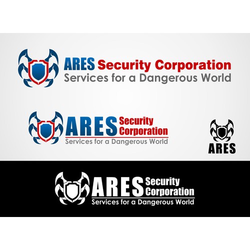 Create the next logo for ARES Security Corporation