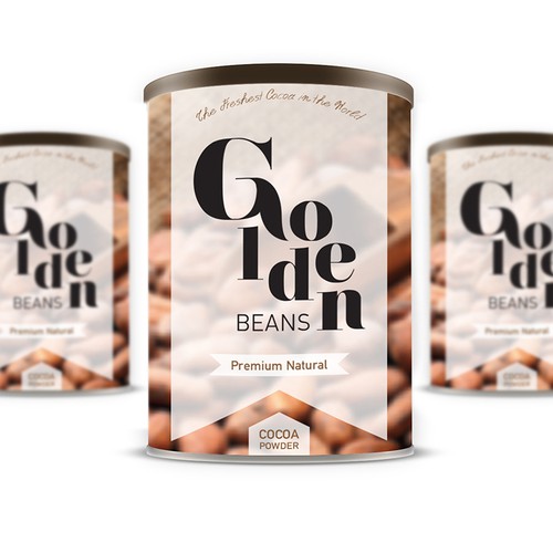 New product label wanted for Golden Beans