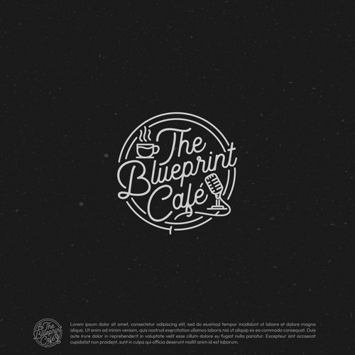 Neon and Industrial Theme Lettering logo design