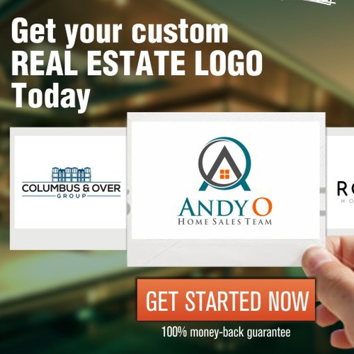 99designs wants banners that make real estate agents want us!