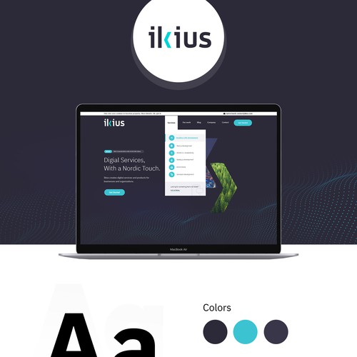 Enhanced digital-agency website design for a better brand