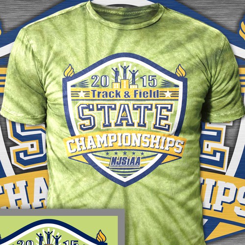 T-shirt Design Concept for Sport Championship