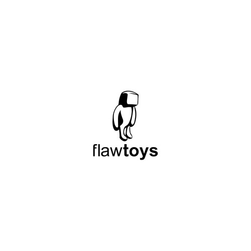 A new logo for Flawtoys - art toys and collectables
