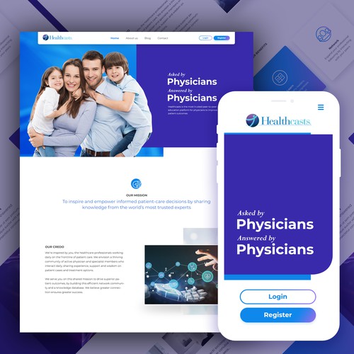 Health, Medical, professional, corporate Website Theme Design