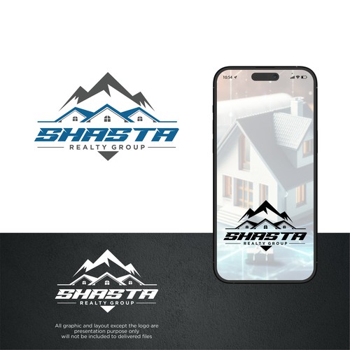Real Estate Logo for Shasta Realty Group