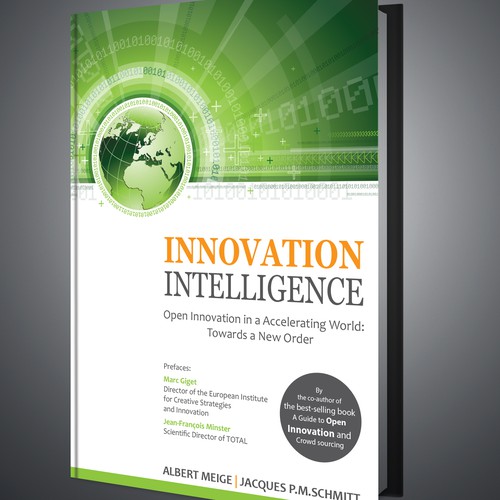 Create a best-selling cover design for a book on innovation