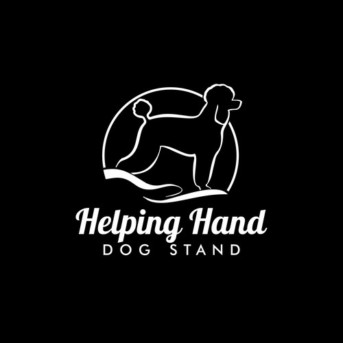 Dog helping