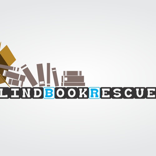 Create an eye catching logo for a book rescue.