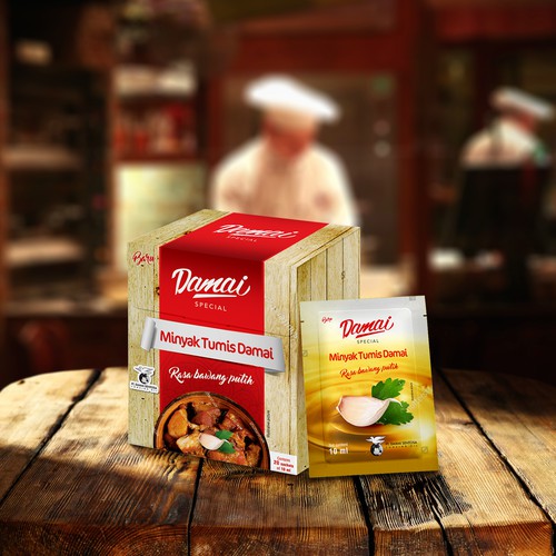 Cash and Sachet Cooking Oil Damai