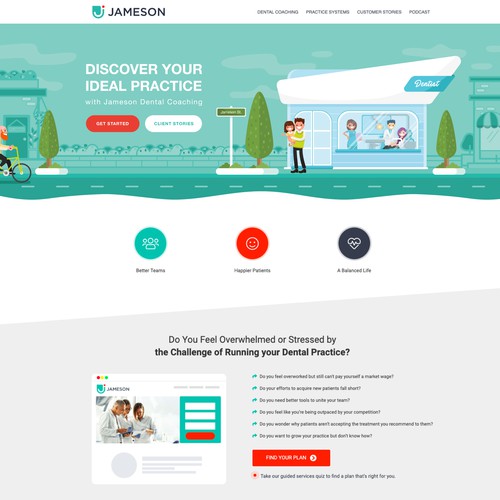 JAMESON - Landing Page Illustration