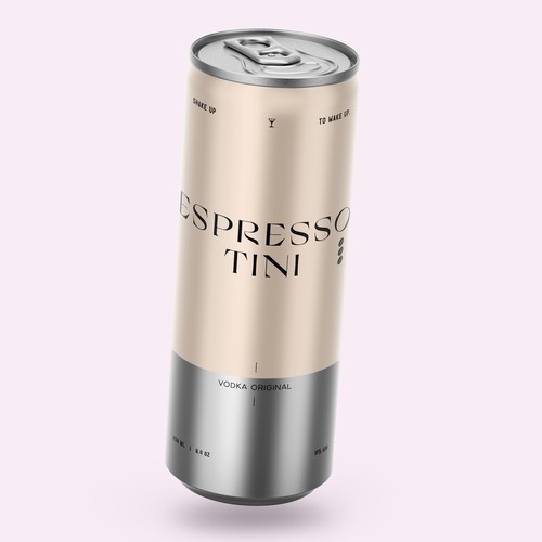 Sexy, Luxuriously Designed Espresso Martini in a Can that appeals to women (and men).