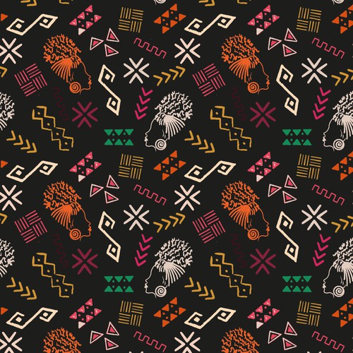 african soulful  pattern