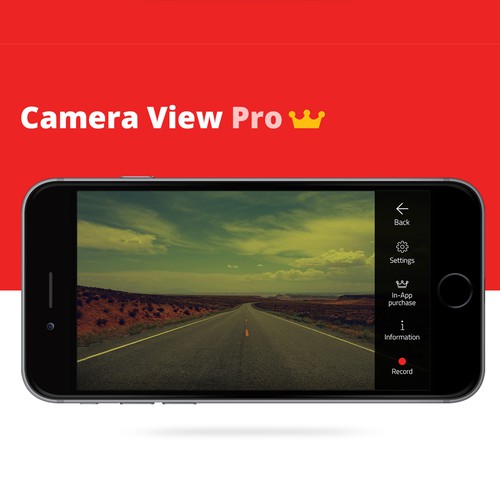 Rear Camera View app Design