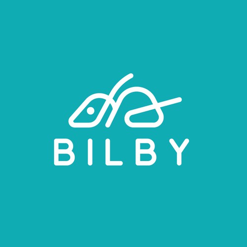 Bilby animal logo for a software company
