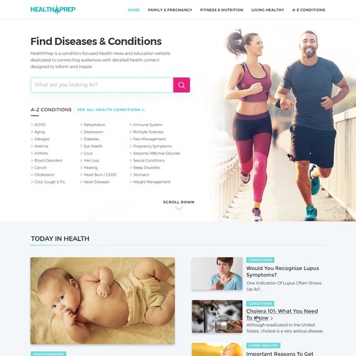 Modern Health Website