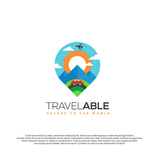 logo concept for travelable