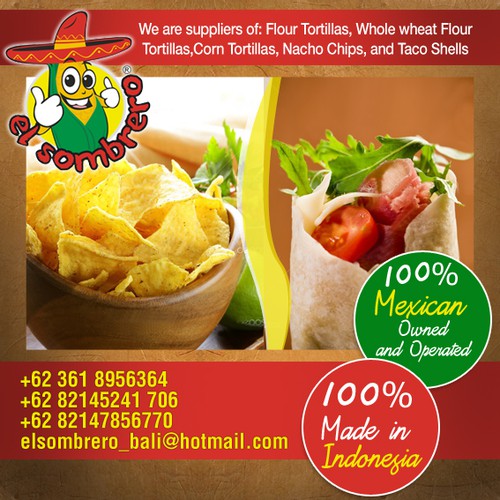 Help El Sombrero with a new business or advertising
