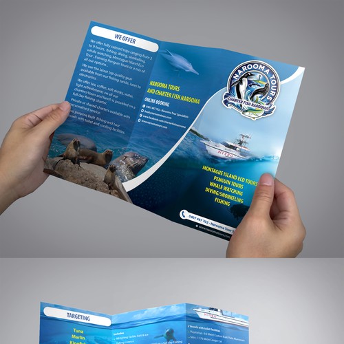 Brochure for Narooma Tours and Charter Fish Narooma