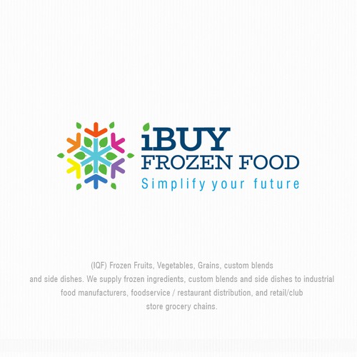 Logo design for iBuy Frozen Food