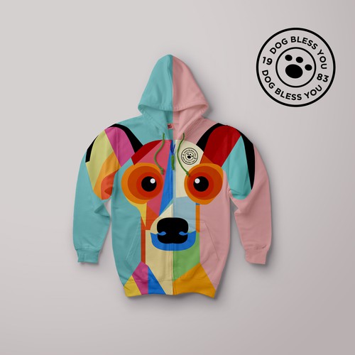 Dog Hoddie Design Available for sale 
