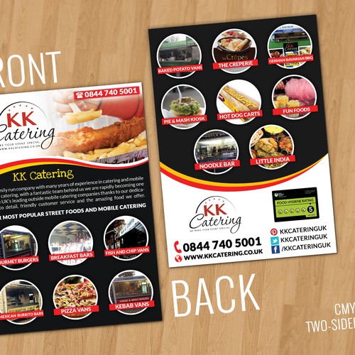 Flyer Design for KK Catering