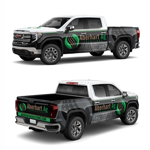 Aberhart Ag Truck Wrap