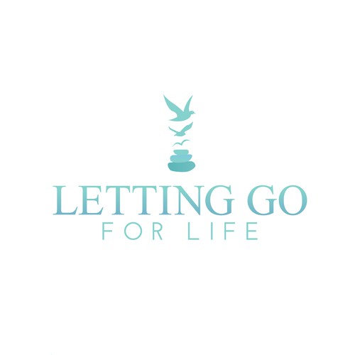 Healing services logo to symbolize 'Letting Go' of negative thoughts