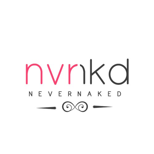 logo for NEVER NAKED / NVR NKD