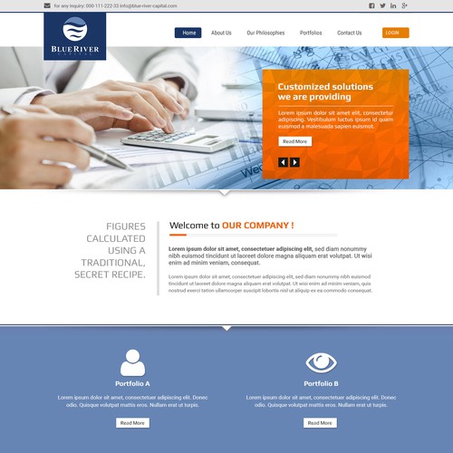 financial website