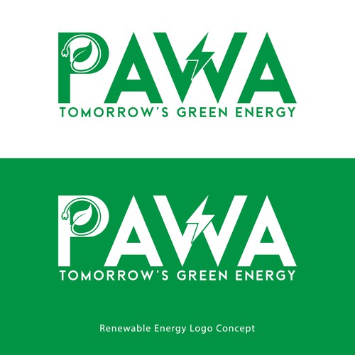 Renewable Energy Logo Concept