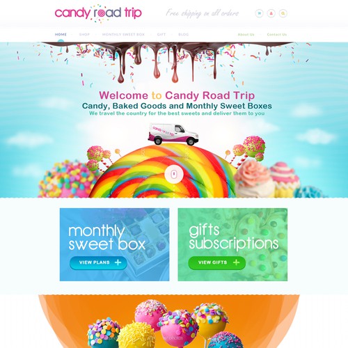 Candy Road Trip website