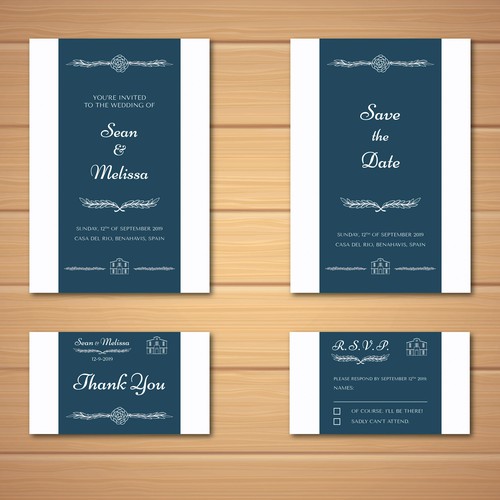 Wedding venue invitation / Sean and Melissa’s Wedding_2