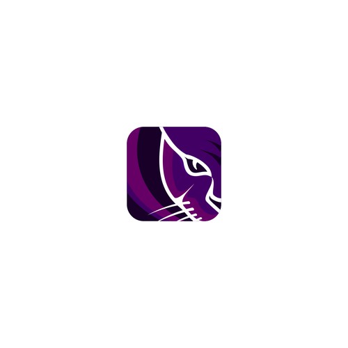 Panther App Icon Logo Vector