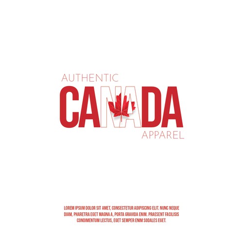 awesome logo for our comfy Canadian clothing company!