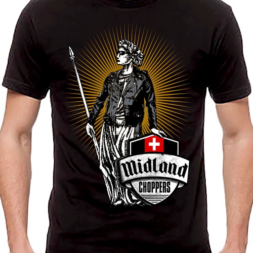 T shirt for midland chopper