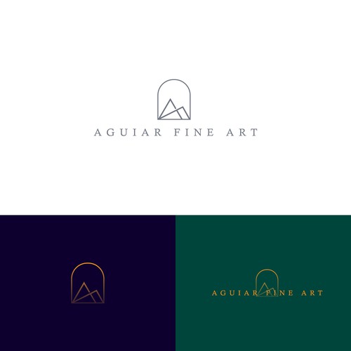 Logo design for fine art gallery